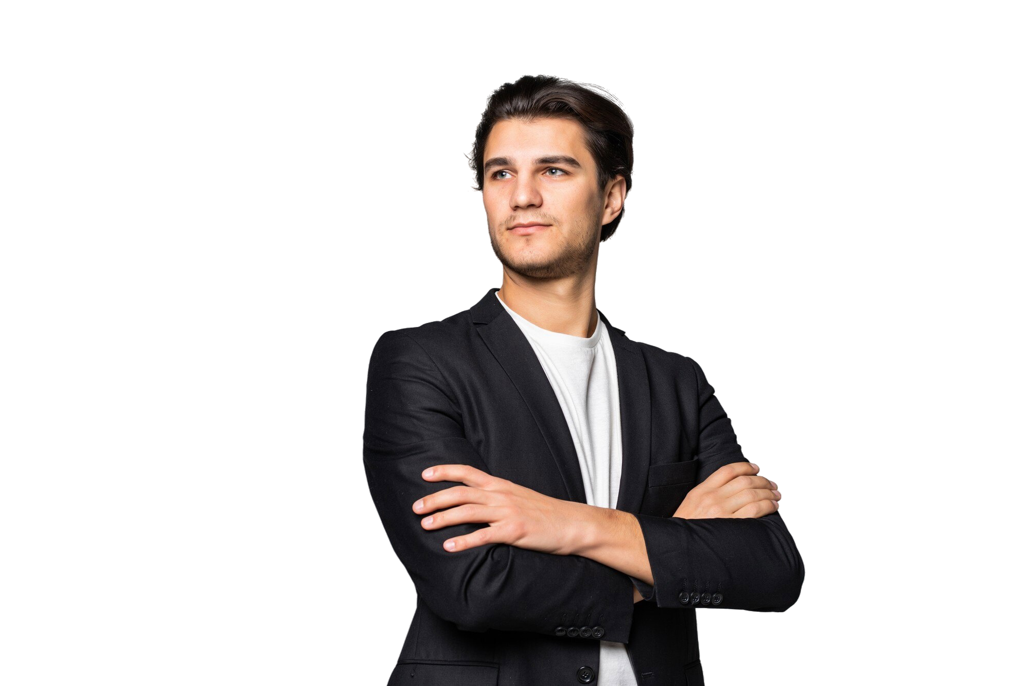 smiling-businessman-standing-with-arms-folded-isolated-white smiling-businessman-standing-with-arms-folded-isolated-white